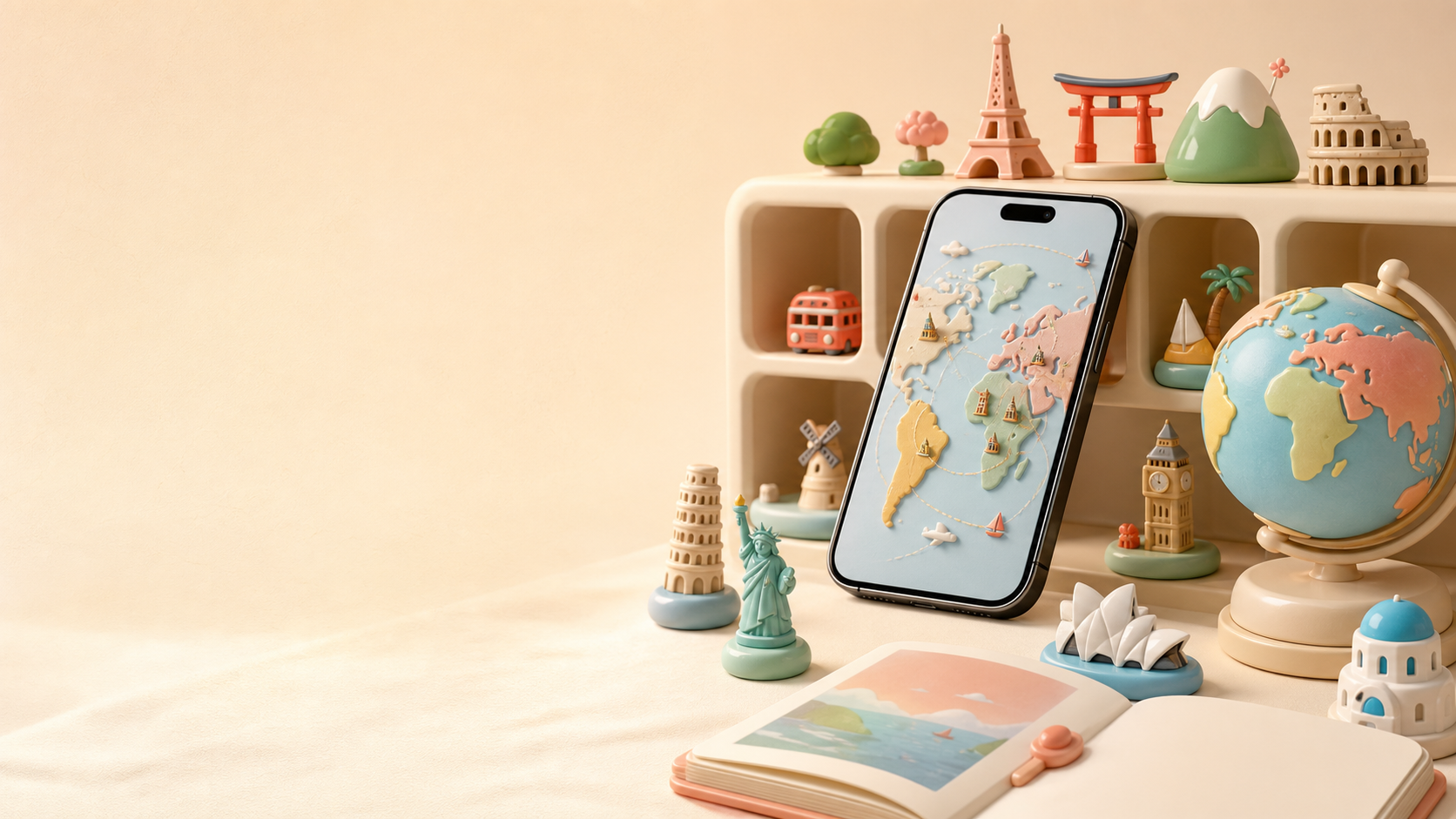 Illustrated TripKeeps postcard scene used as a temporary weekend trip placeholder.